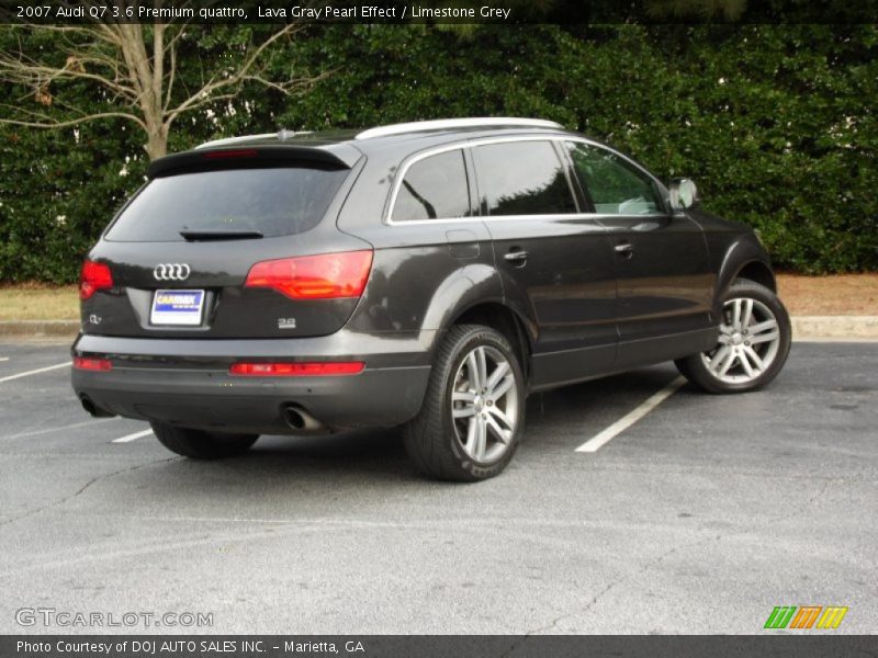 Lava Gray Pearl Effect / Limestone Grey 2007 Audi Q7 3.6 Premium quattro