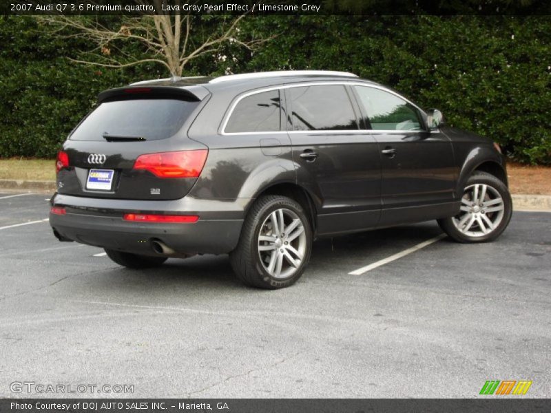 Lava Gray Pearl Effect / Limestone Grey 2007 Audi Q7 3.6 Premium quattro