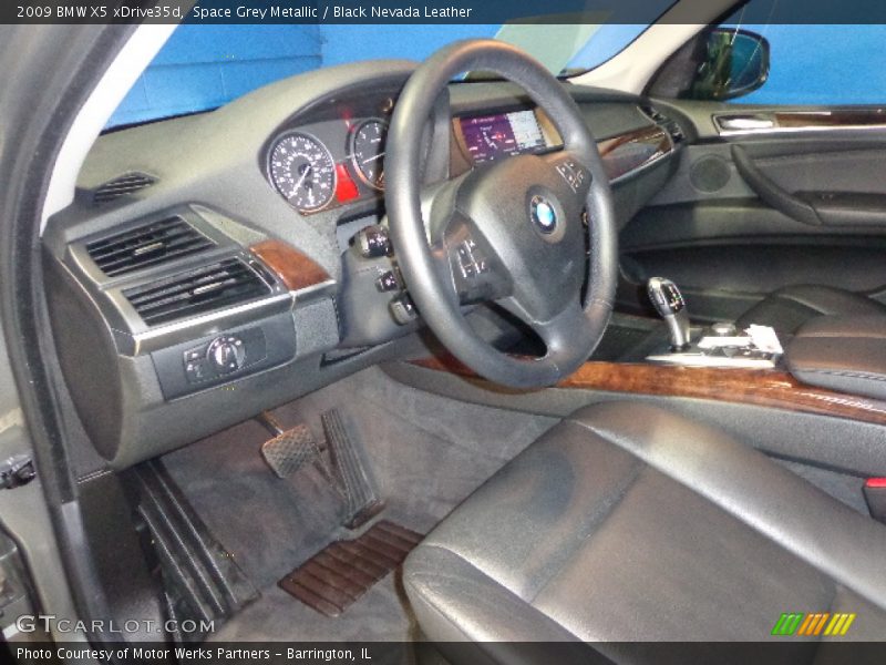 Space Grey Metallic / Black Nevada Leather 2009 BMW X5 xDrive35d