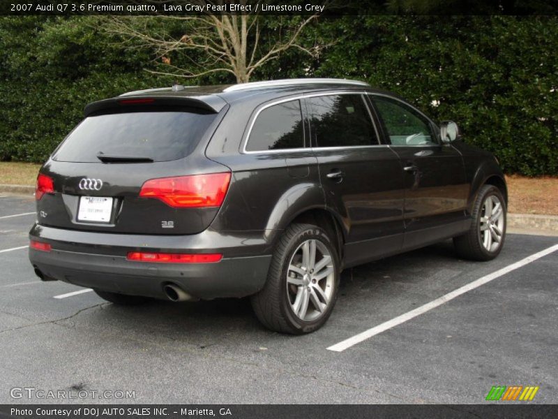 Lava Gray Pearl Effect / Limestone Grey 2007 Audi Q7 3.6 Premium quattro