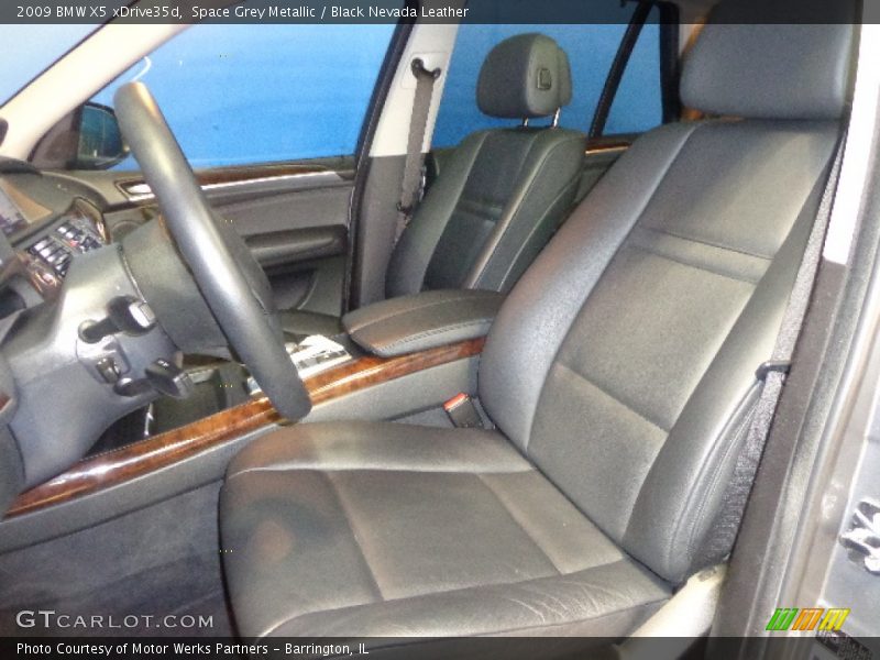 Space Grey Metallic / Black Nevada Leather 2009 BMW X5 xDrive35d