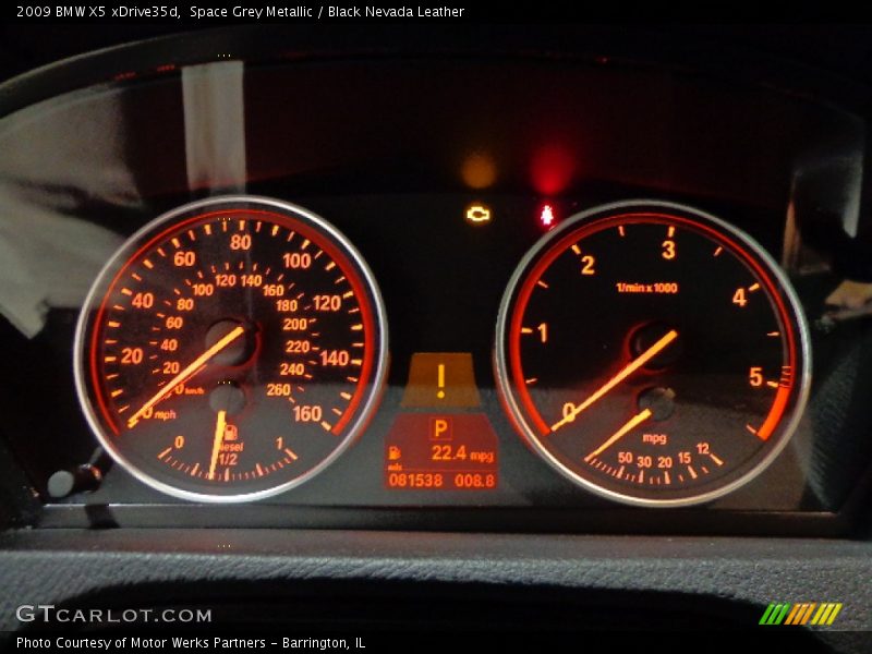 Space Grey Metallic / Black Nevada Leather 2009 BMW X5 xDrive35d