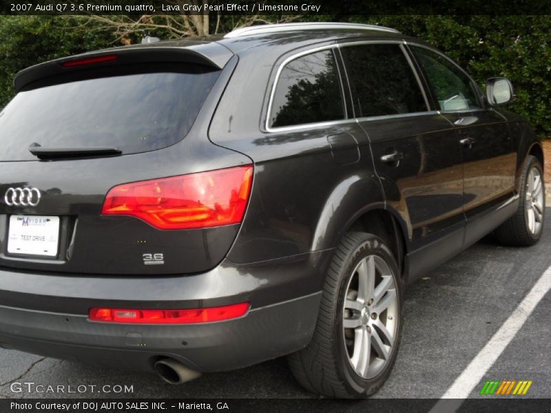 Lava Gray Pearl Effect / Limestone Grey 2007 Audi Q7 3.6 Premium quattro
