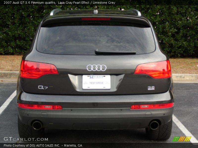 Lava Gray Pearl Effect / Limestone Grey 2007 Audi Q7 3.6 Premium quattro