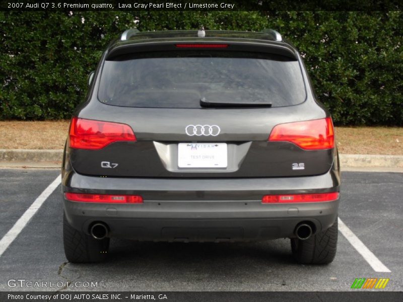 Lava Gray Pearl Effect / Limestone Grey 2007 Audi Q7 3.6 Premium quattro