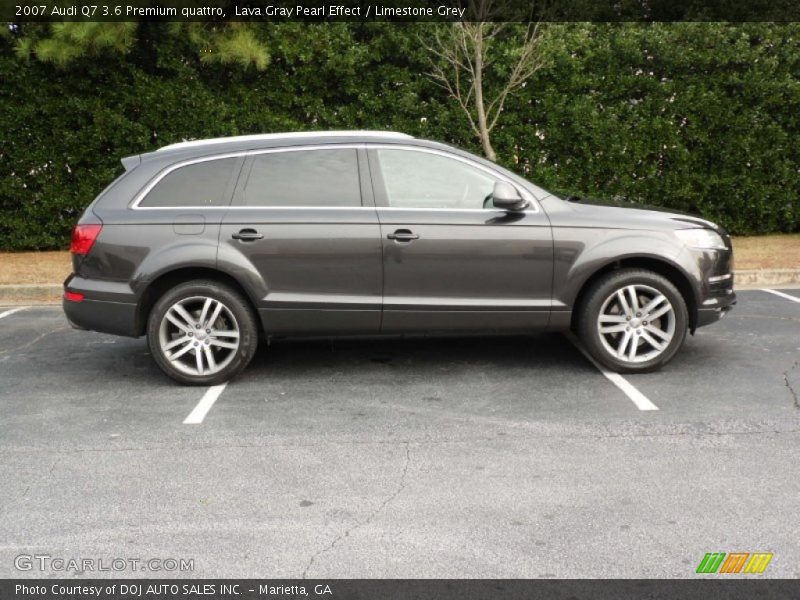 Lava Gray Pearl Effect / Limestone Grey 2007 Audi Q7 3.6 Premium quattro