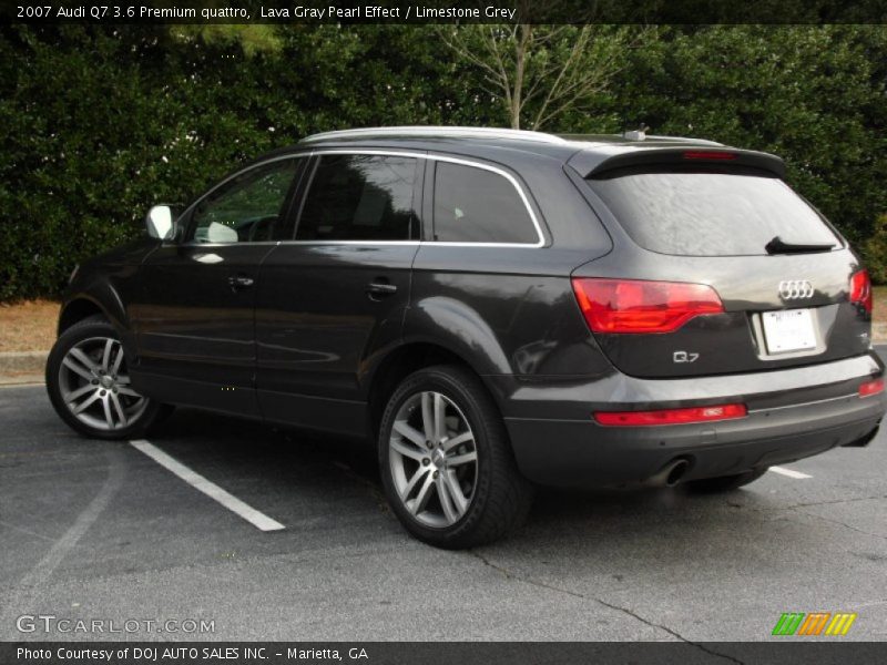Lava Gray Pearl Effect / Limestone Grey 2007 Audi Q7 3.6 Premium quattro