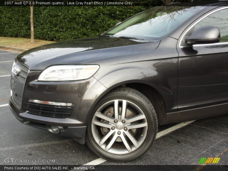 Lava Gray Pearl Effect / Limestone Grey 2007 Audi Q7 3.6 Premium quattro