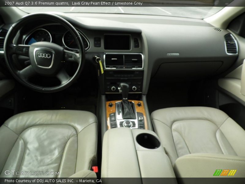 Lava Gray Pearl Effect / Limestone Grey 2007 Audi Q7 3.6 Premium quattro