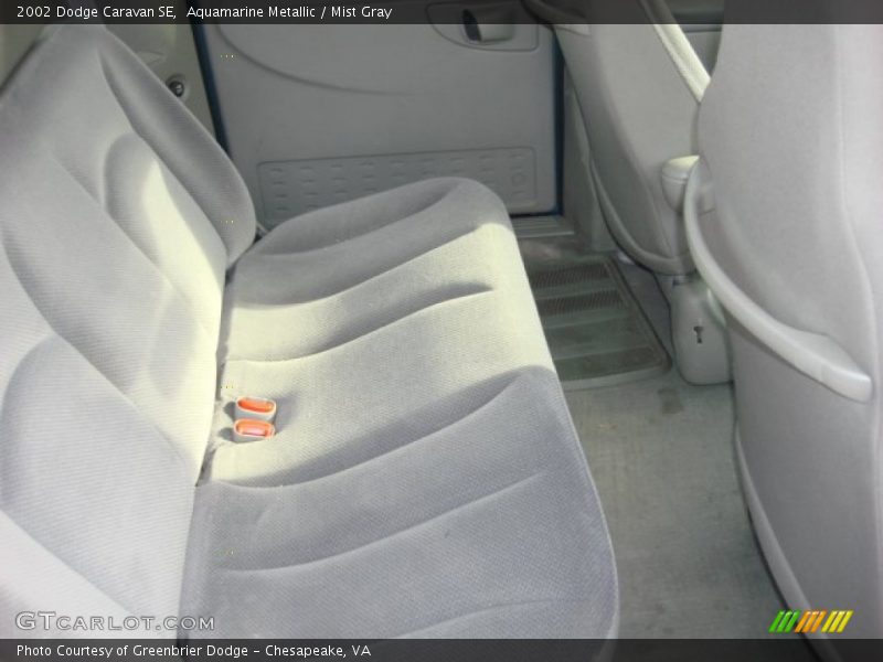 Aquamarine Metallic / Mist Gray 2002 Dodge Caravan SE