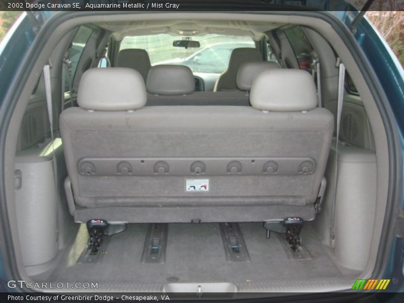 Aquamarine Metallic / Mist Gray 2002 Dodge Caravan SE