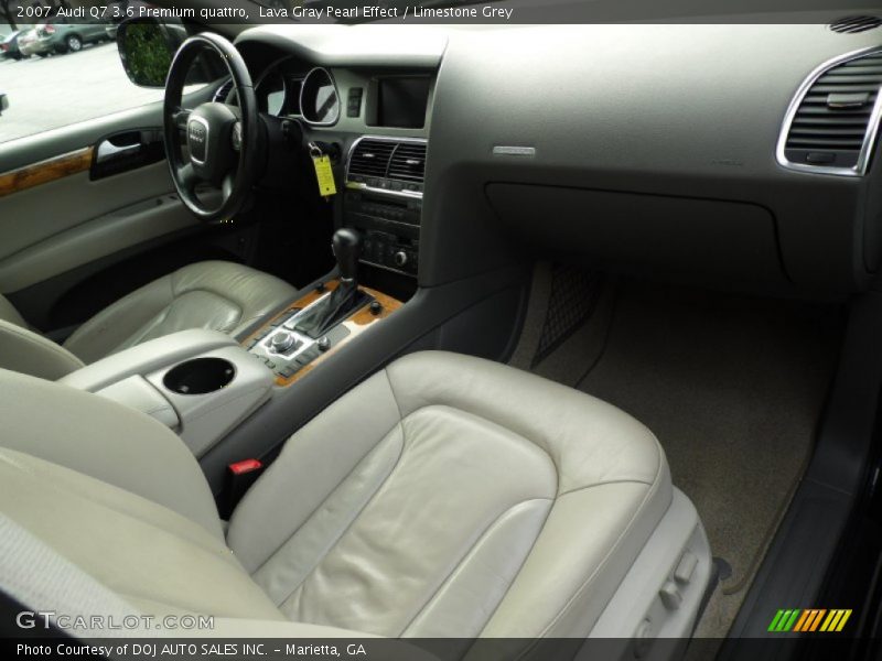 Lava Gray Pearl Effect / Limestone Grey 2007 Audi Q7 3.6 Premium quattro