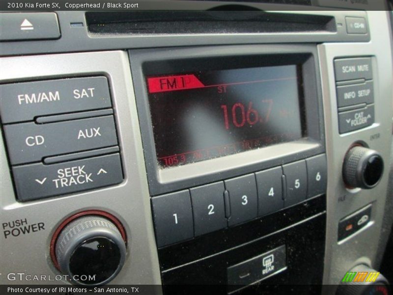 Audio System of 2010 Forte SX