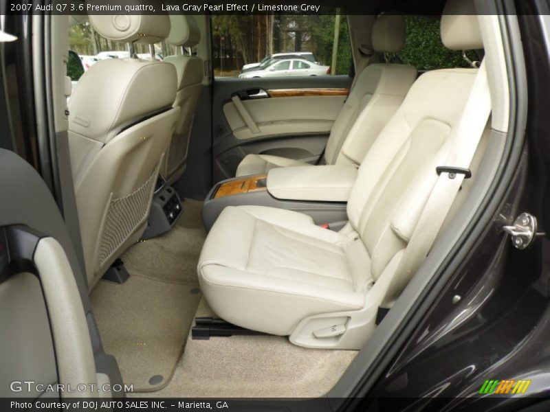 Lava Gray Pearl Effect / Limestone Grey 2007 Audi Q7 3.6 Premium quattro