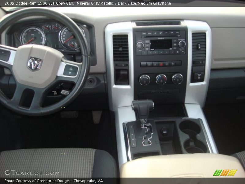 Mineral Gray Metallic / Dark Slate/Medium Graystone 2009 Dodge Ram 1500 SLT Crew Cab
