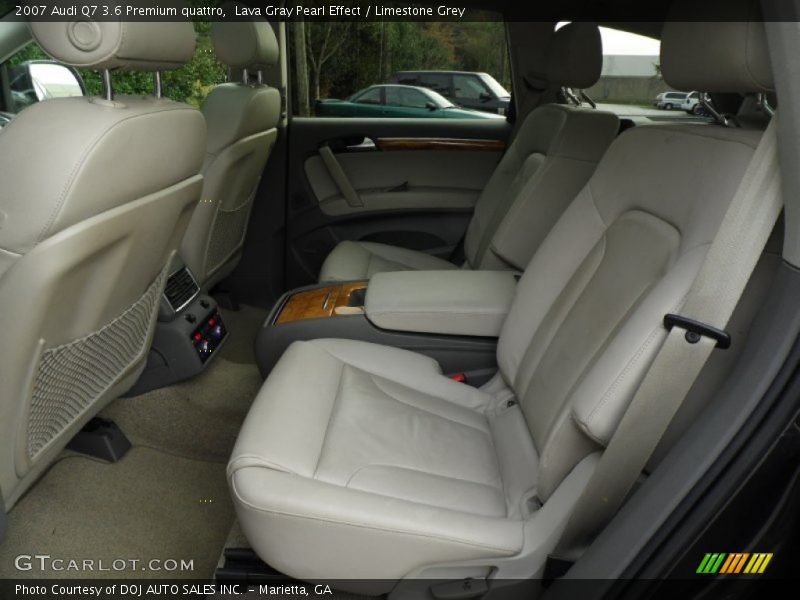 Lava Gray Pearl Effect / Limestone Grey 2007 Audi Q7 3.6 Premium quattro