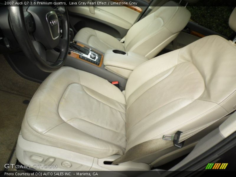 Lava Gray Pearl Effect / Limestone Grey 2007 Audi Q7 3.6 Premium quattro