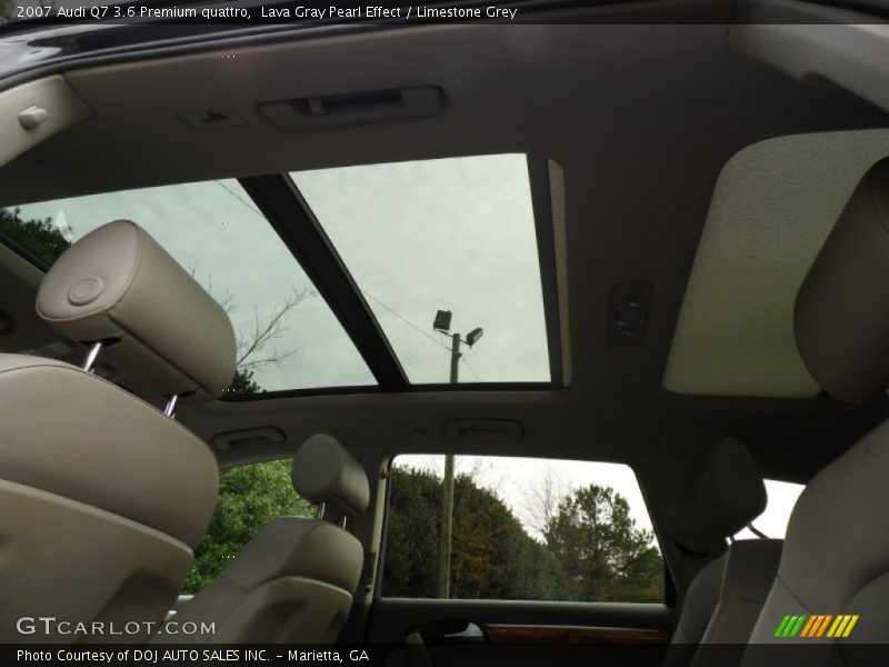 Lava Gray Pearl Effect / Limestone Grey 2007 Audi Q7 3.6 Premium quattro
