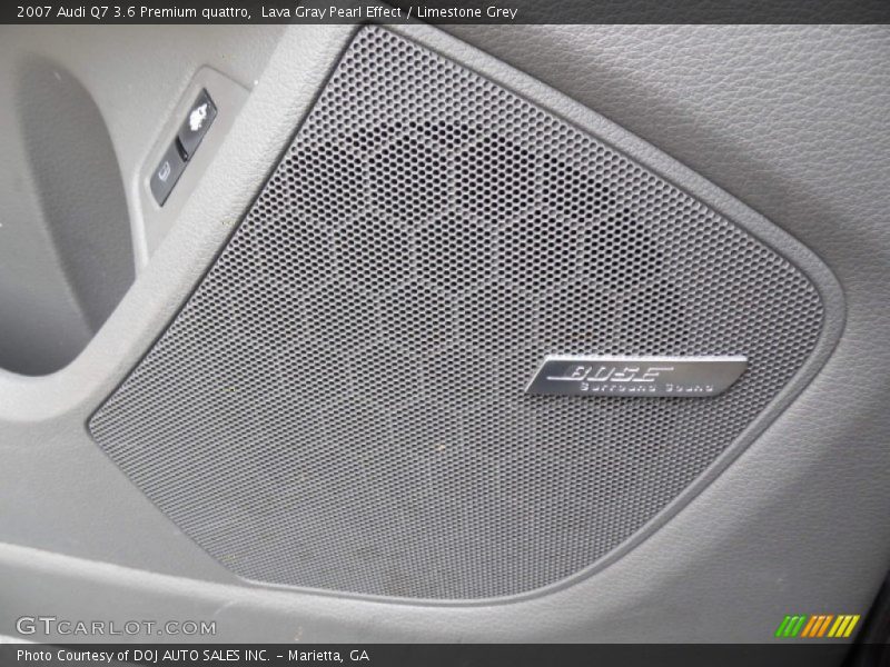 Lava Gray Pearl Effect / Limestone Grey 2007 Audi Q7 3.6 Premium quattro
