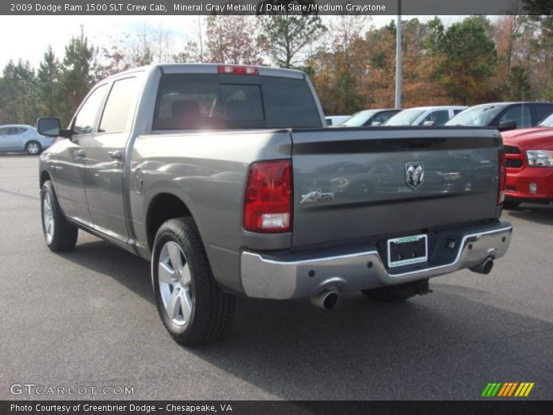 Mineral Gray Metallic / Dark Slate/Medium Graystone 2009 Dodge Ram 1500 SLT Crew Cab