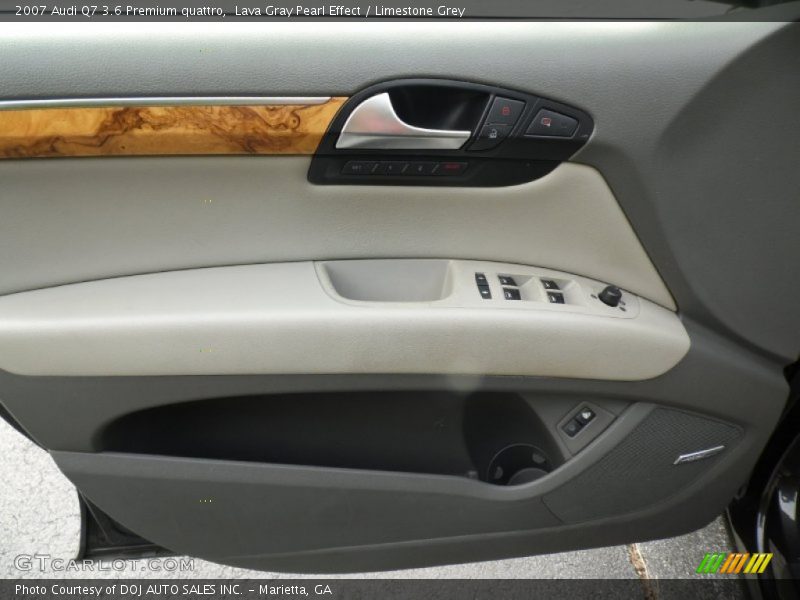 Lava Gray Pearl Effect / Limestone Grey 2007 Audi Q7 3.6 Premium quattro