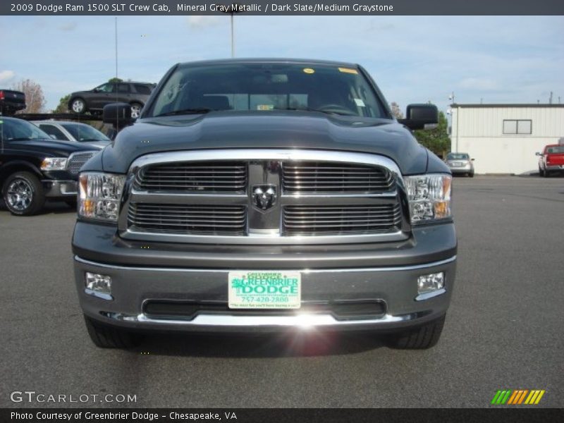 Mineral Gray Metallic / Dark Slate/Medium Graystone 2009 Dodge Ram 1500 SLT Crew Cab