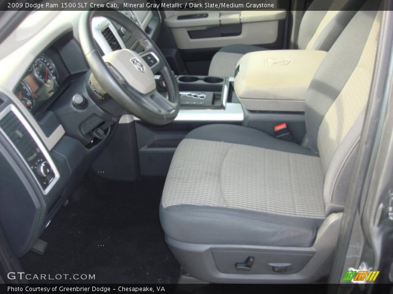 Mineral Gray Metallic / Dark Slate/Medium Graystone 2009 Dodge Ram 1500 SLT Crew Cab
