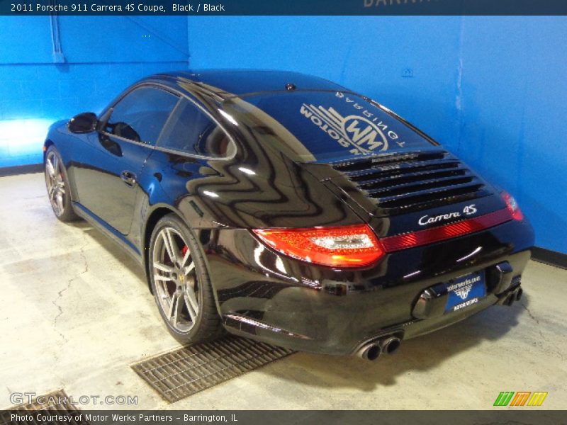 Black / Black 2011 Porsche 911 Carrera 4S Coupe