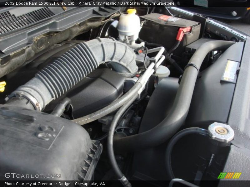 Mineral Gray Metallic / Dark Slate/Medium Graystone 2009 Dodge Ram 1500 SLT Crew Cab