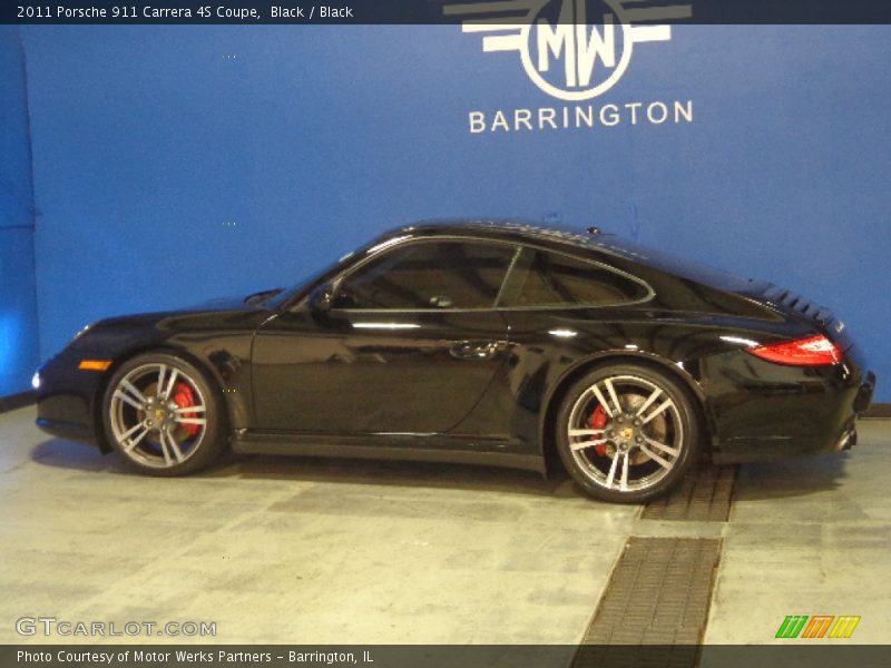 Black / Black 2011 Porsche 911 Carrera 4S Coupe