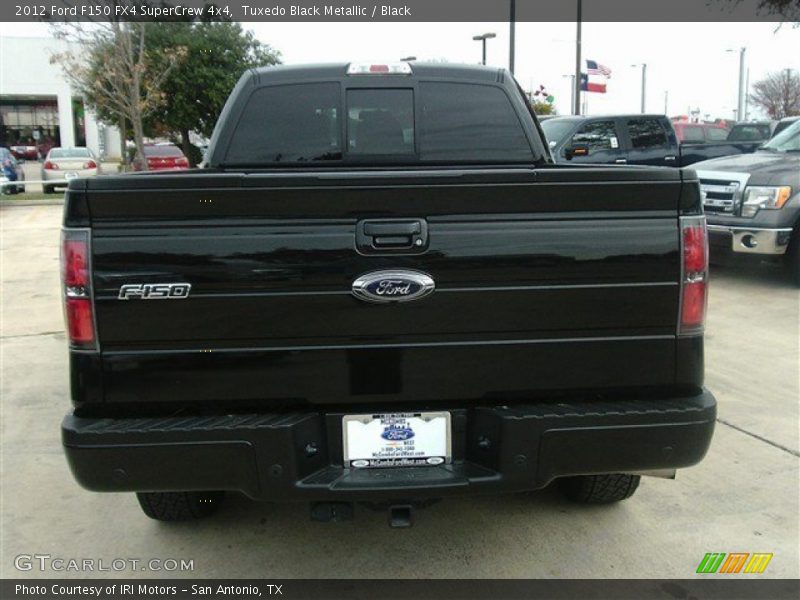 Tuxedo Black Metallic / Black 2012 Ford F150 FX4 SuperCrew 4x4