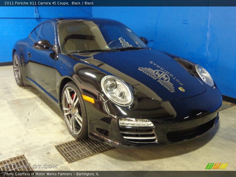 Black / Black 2011 Porsche 911 Carrera 4S Coupe