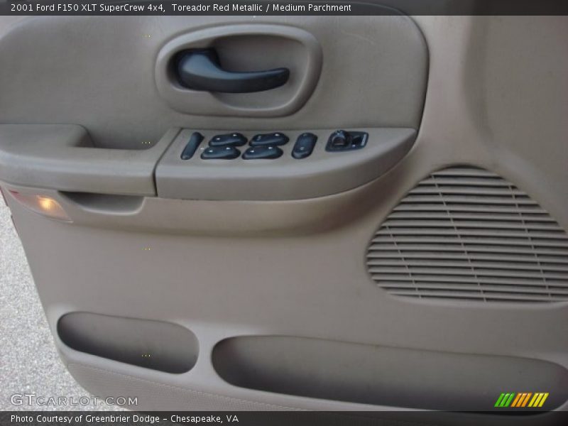 Toreador Red Metallic / Medium Parchment 2001 Ford F150 XLT SuperCrew 4x4