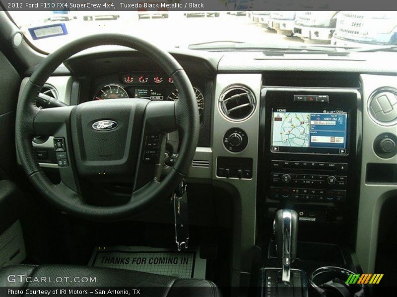 Tuxedo Black Metallic / Black 2012 Ford F150 FX4 SuperCrew 4x4