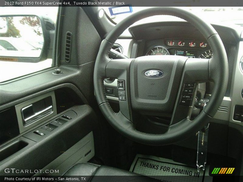 Tuxedo Black Metallic / Black 2012 Ford F150 FX4 SuperCrew 4x4
