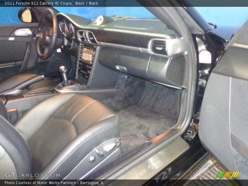Black / Black 2011 Porsche 911 Carrera 4S Coupe