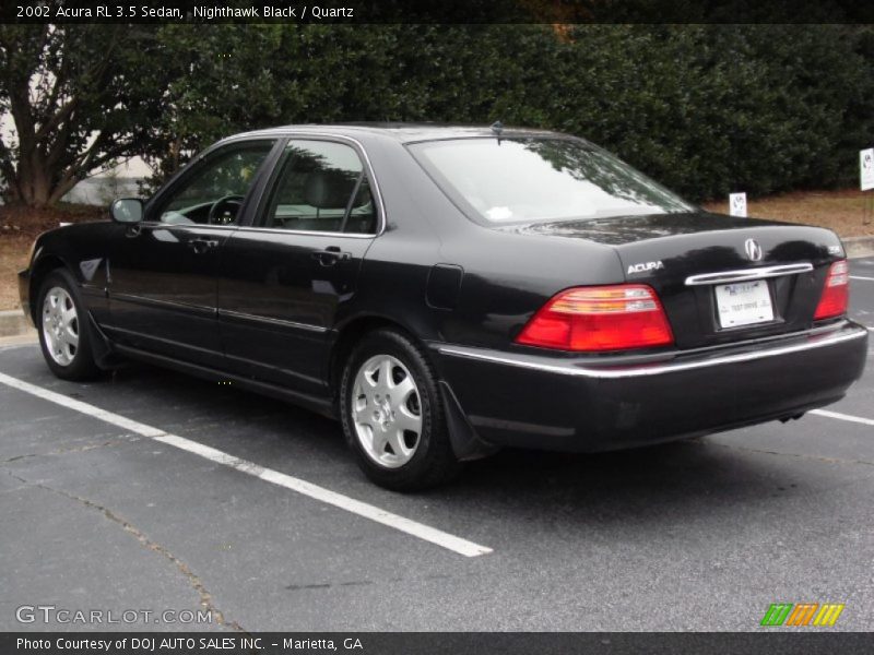 Nighthawk Black / Quartz 2002 Acura RL 3.5 Sedan