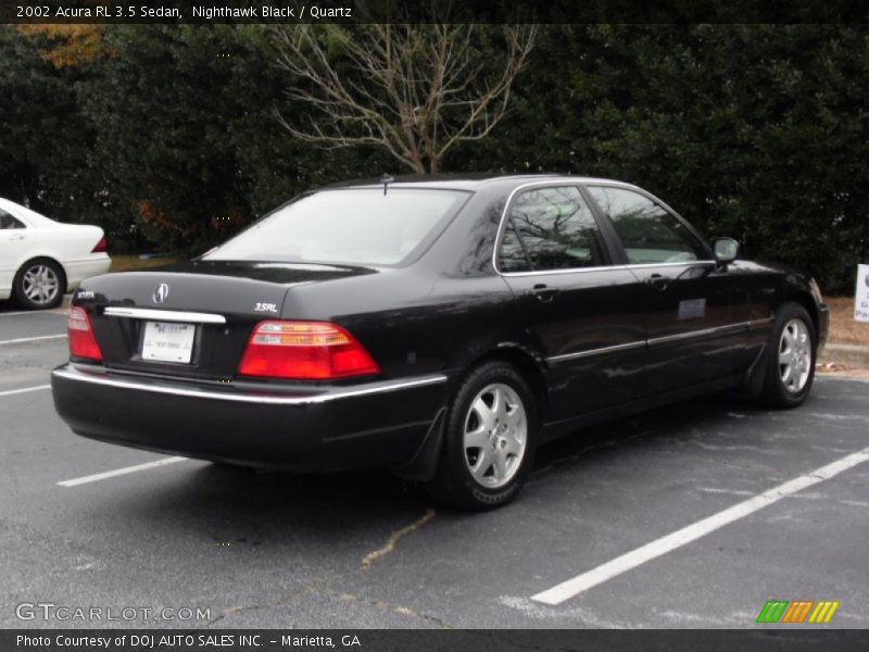 Nighthawk Black / Quartz 2002 Acura RL 3.5 Sedan