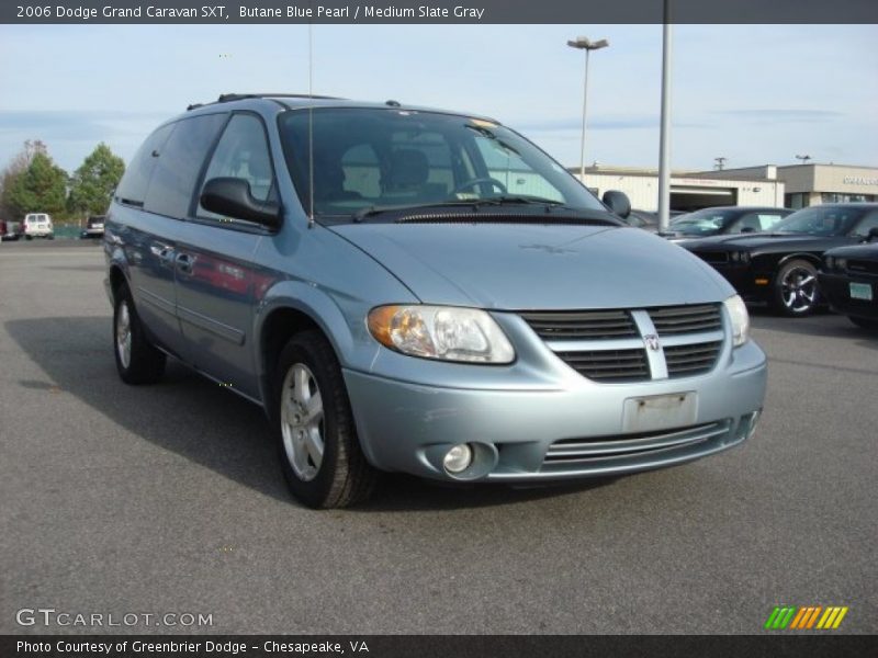 Butane Blue Pearl / Medium Slate Gray 2006 Dodge Grand Caravan SXT