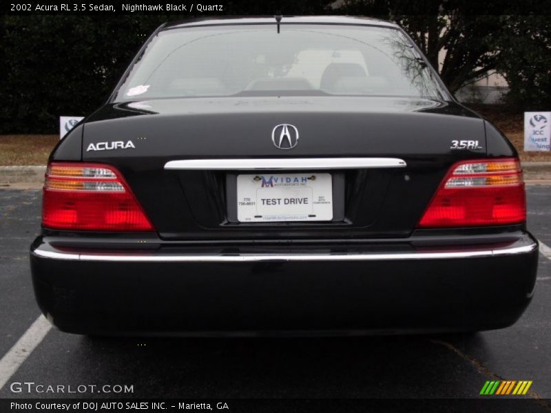 Nighthawk Black / Quartz 2002 Acura RL 3.5 Sedan