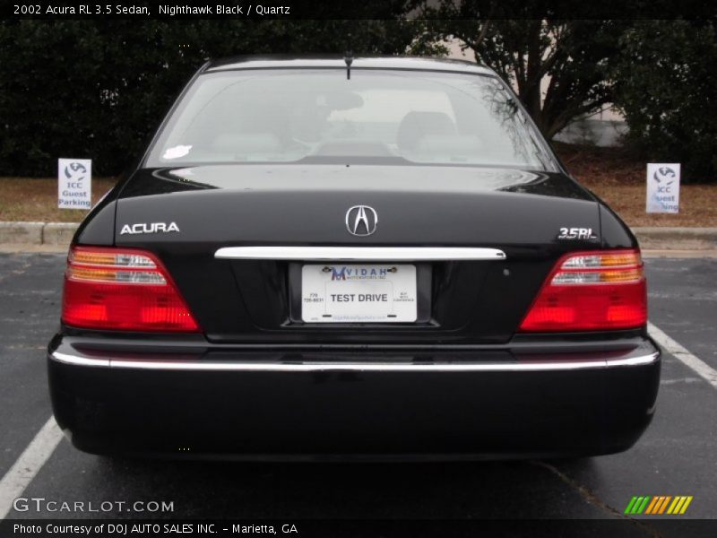 Nighthawk Black / Quartz 2002 Acura RL 3.5 Sedan