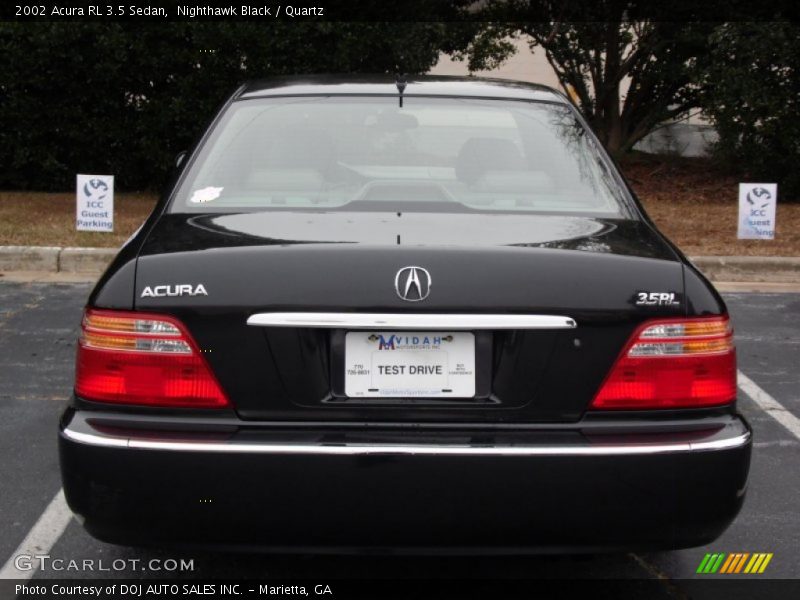 Nighthawk Black / Quartz 2002 Acura RL 3.5 Sedan
