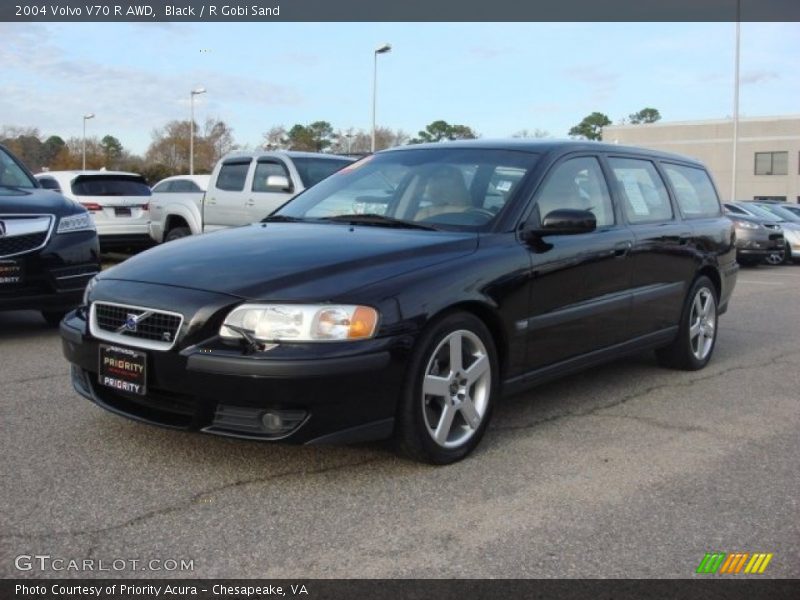 Black / R Gobi Sand 2004 Volvo V70 R AWD