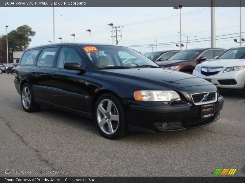 Black / R Gobi Sand 2004 Volvo V70 R AWD