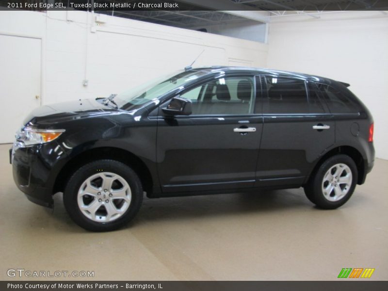 Tuxedo Black Metallic / Charcoal Black 2011 Ford Edge SEL