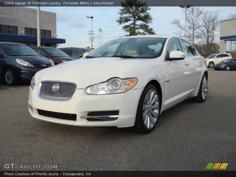 Porcelain White / Ivory/Oyster 2009 Jaguar XF Premium Luxury