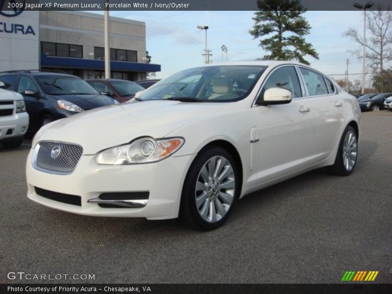 Porcelain White / Ivory/Oyster 2009 Jaguar XF Premium Luxury
