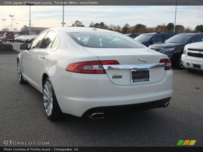 Porcelain White / Ivory/Oyster 2009 Jaguar XF Premium Luxury