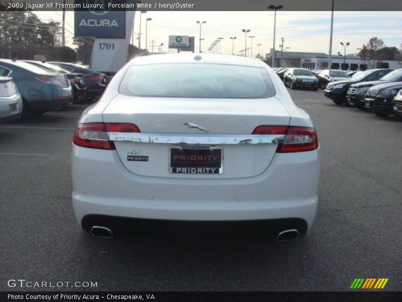 Porcelain White / Ivory/Oyster 2009 Jaguar XF Premium Luxury