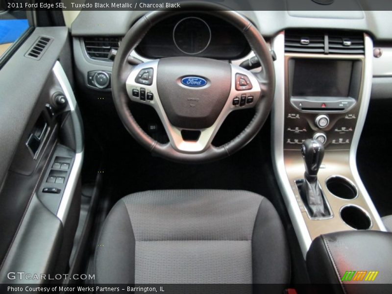 Tuxedo Black Metallic / Charcoal Black 2011 Ford Edge SEL